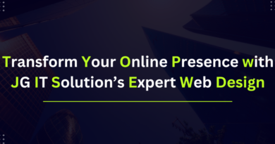 Transform Your Online Presence with JG IT Solution’s Expert Web Design