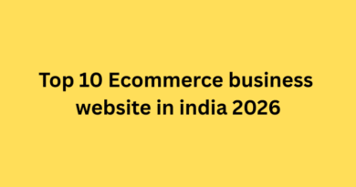 Top 10 Ecommerce business website in india 2026